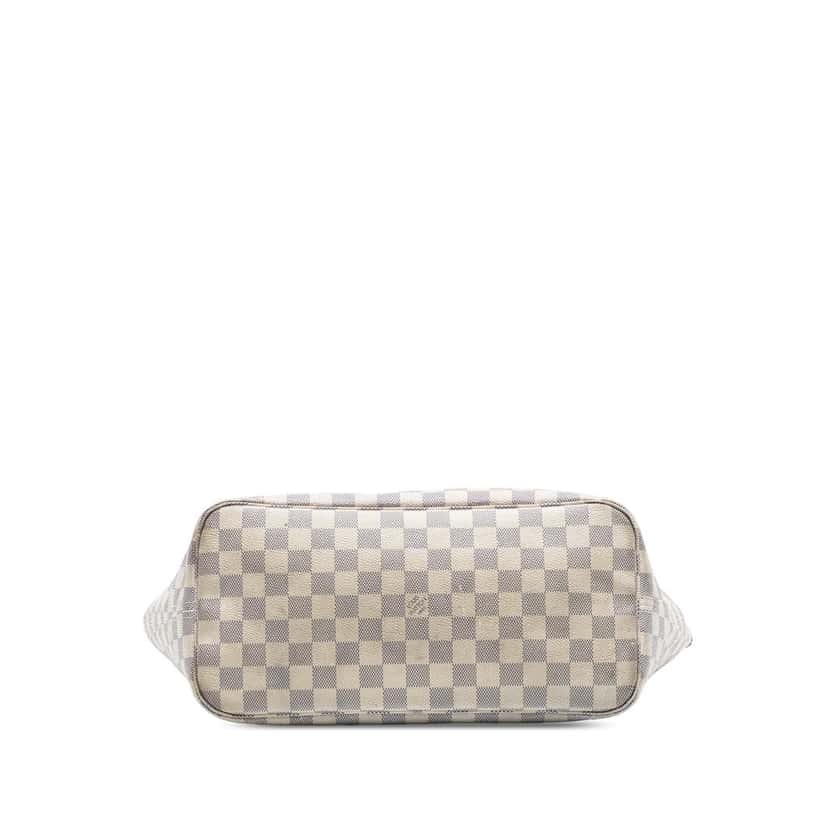 Louis Vuitton Damier Azur Neverfull MM White Very good condition - Inside View