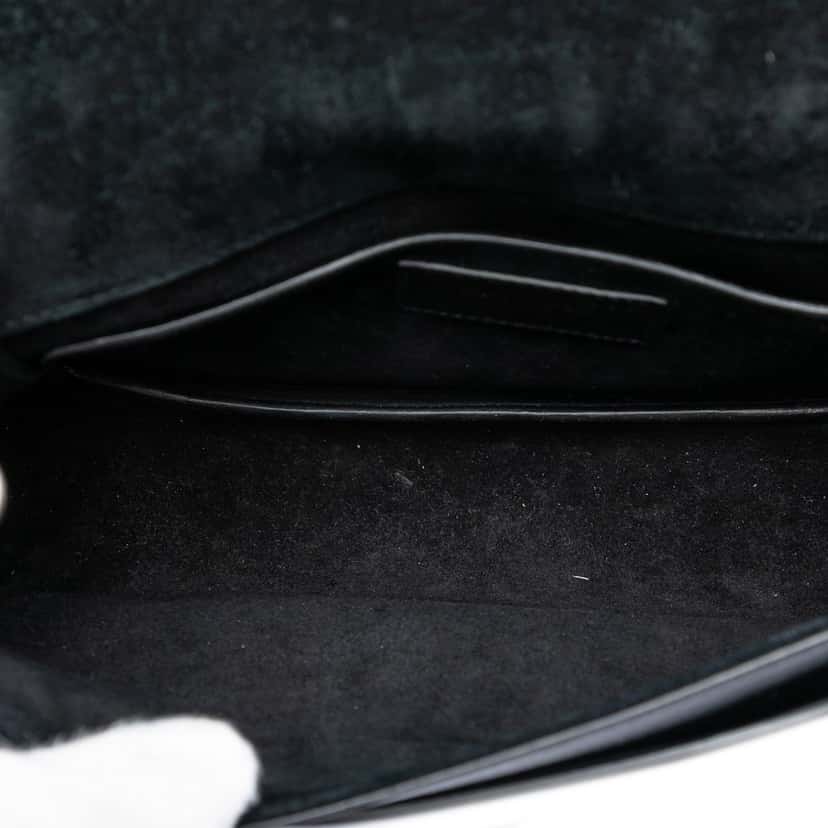 Saint Laurent Suede Monogram Book Bag Black Leather Very good condition - Model View