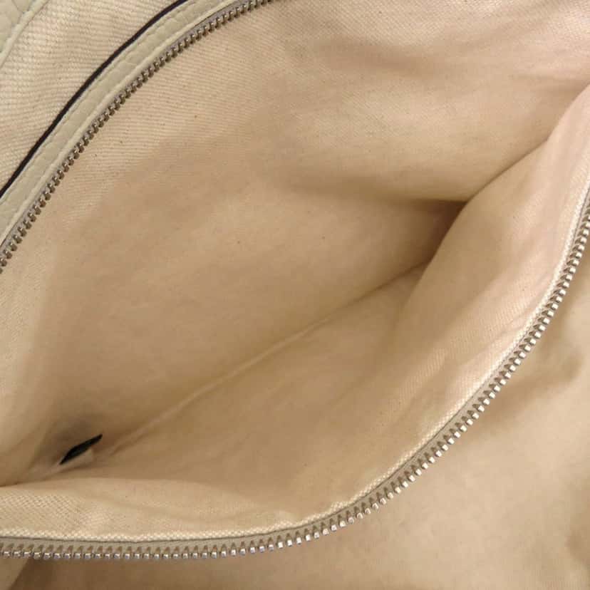 Gucci Calfskin Half Moon Hobo Beige Leather Very good condition - Box View