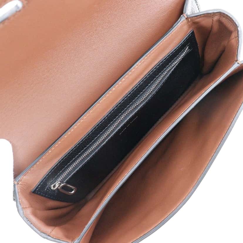 Burberry Medium Bicolor Leather D Ring Crossbody Brown Leather Very good condition - Inside View