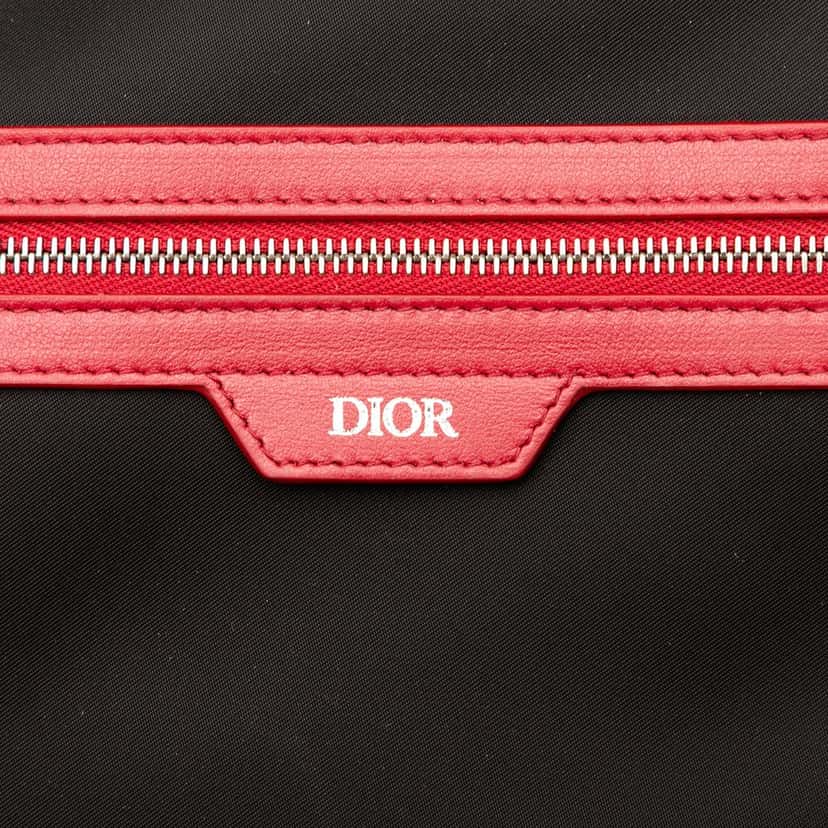 Dior Oblique Perforated Calfskin Galaxy World Tour Shoe Case Red Leather Very good condition - Box View