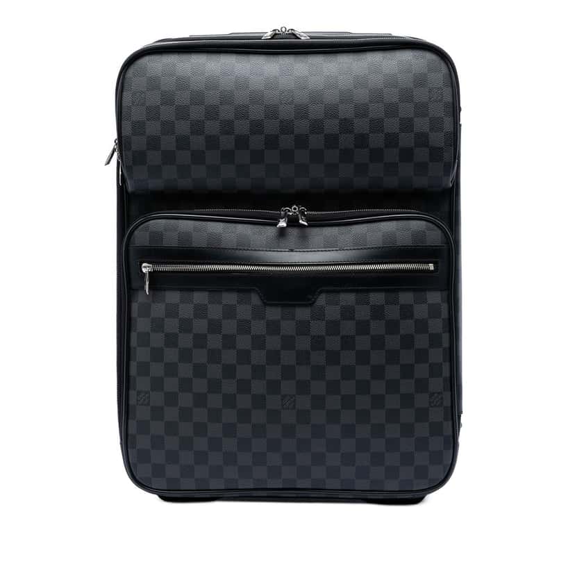 Louis Vuitton Damier Graphite Pegase Business Luggage 55 Black Very good condition - Front View