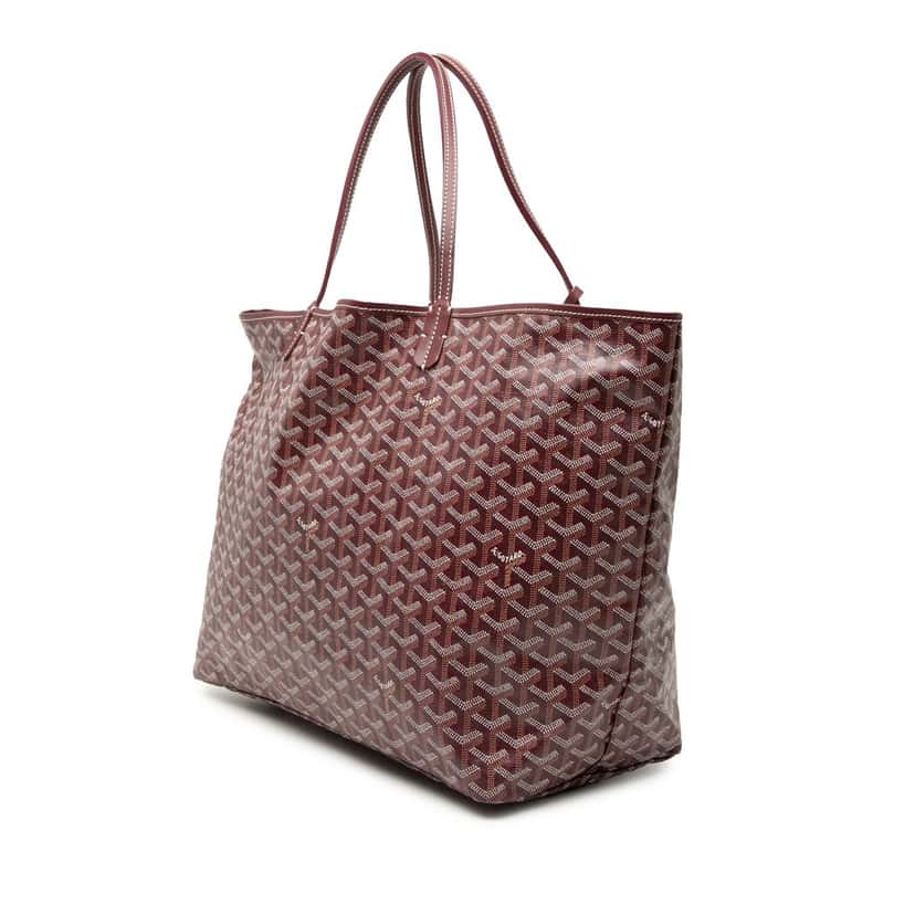 Goyard Goyardine Saint Louis GM Red Very good condition - Back View