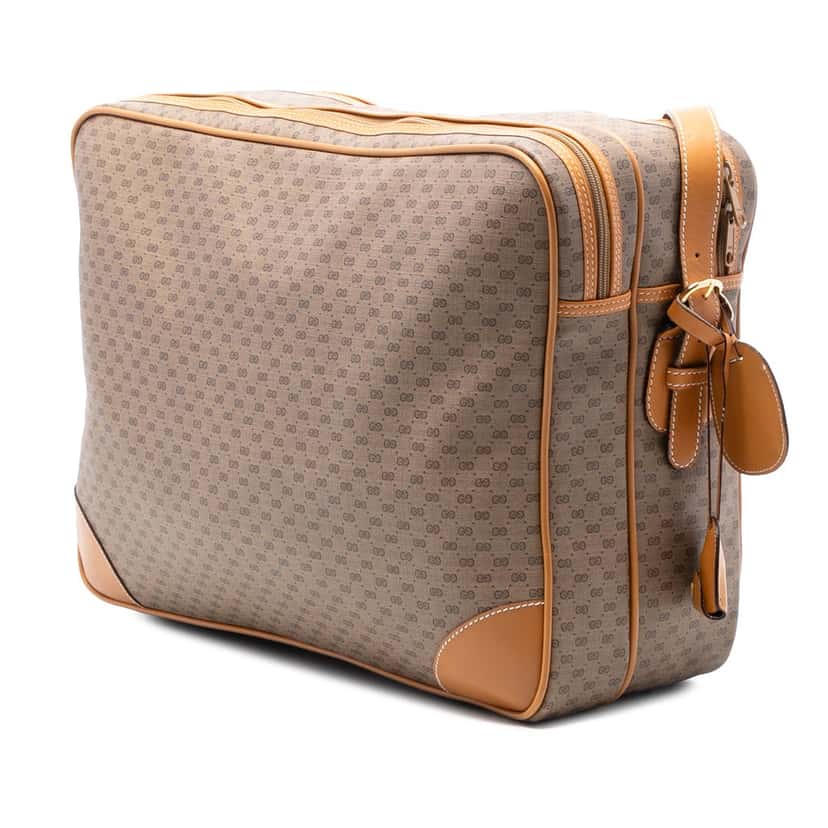 Gucci Micro GG Supreme Crossbody Beige Very good condition - Back View