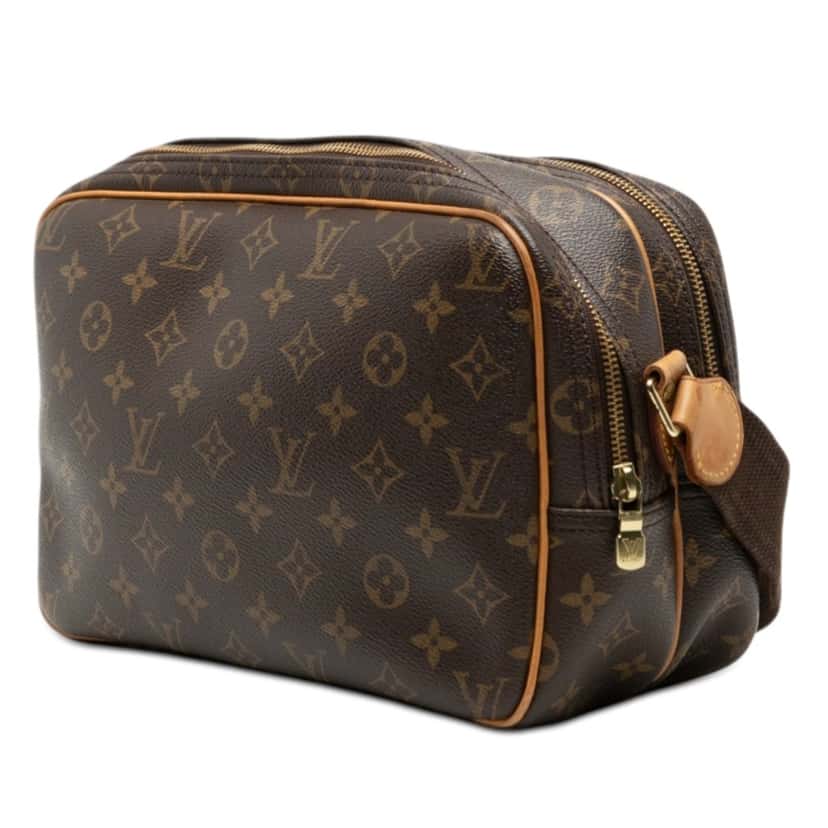 Louis Vuitton Monogram Reporter PM Brown Very good condition - Back View
