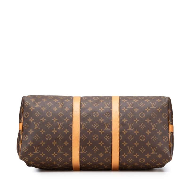 Louis Vuitton Monogram Keepall Bandouliere 50 Brown Canvas Good condition - Inside View