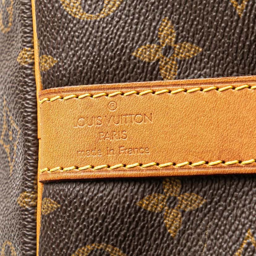 Louis Vuitton Monogram Keepall Bandouliere 50 Brown Canvas Good condition - Box View