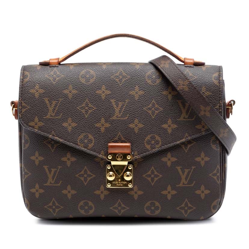 Louis Vuitton Monogram Pochette Metis Brown Very good condition - Front View