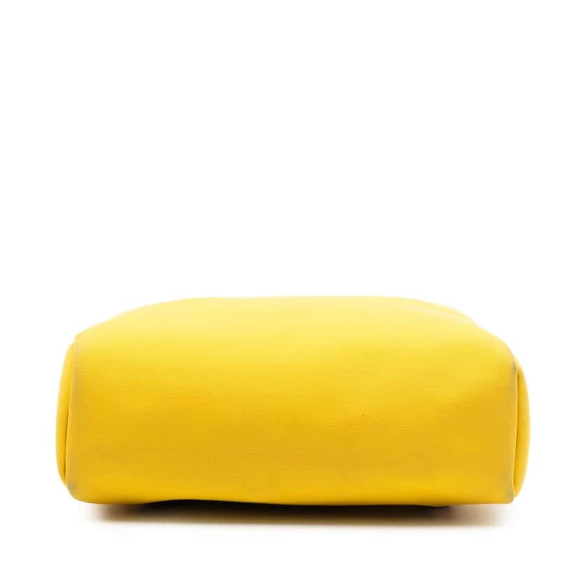 Hermès Toile Herbag A Dos Zip Retourne Backpack Yellow Very good condition - Inside View