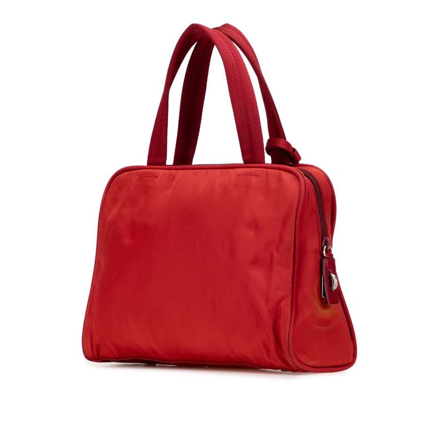 Prada Tessuto Handbag Red Good condition - Back View