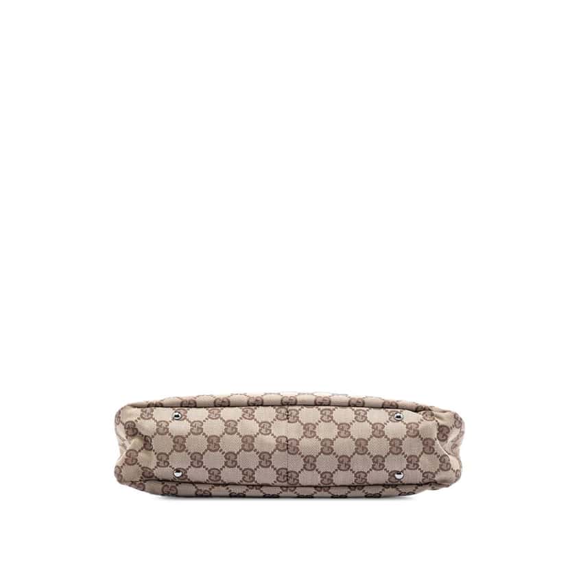 Gucci GG Canvas Shoulder Bag Beige Very good condition - Inside View