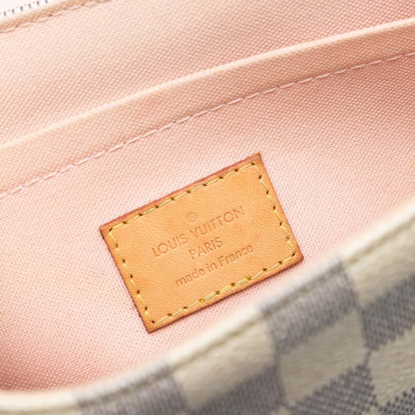 Louis Vuitton Damier Azur Croisette White Very good condition - Box View