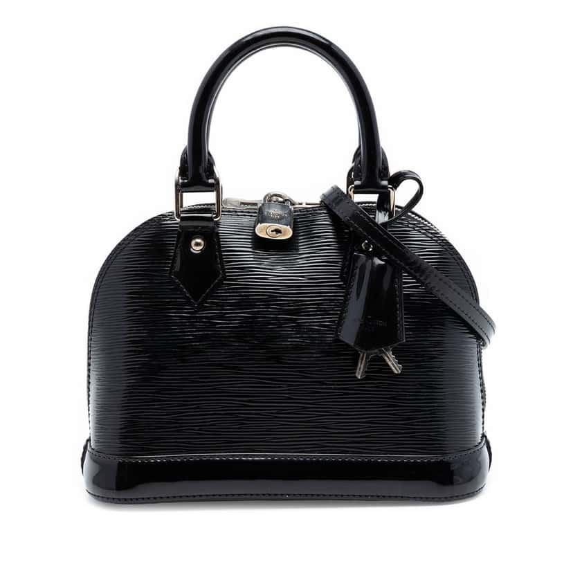 Louis Vuitton Electric Epi Alma BB Black Leather Very good condition - Front View