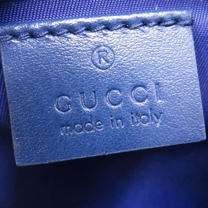 Gucci Kids GG Canvas Stars Web Belt Bag Blue Very good condition - Box View