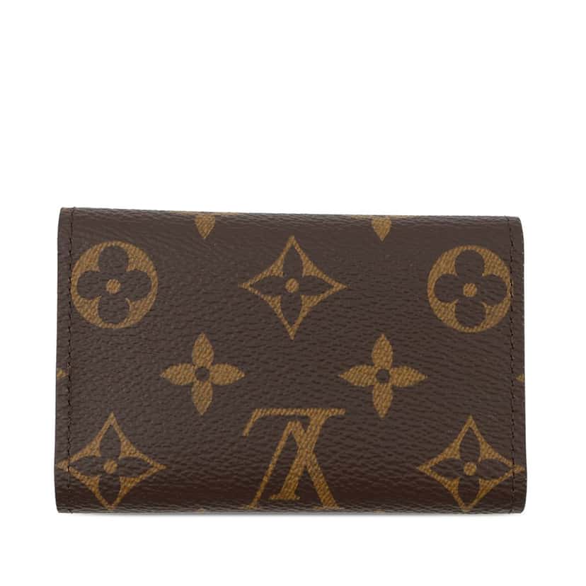 Louis Vuitton Monogram 6 Key Holder Brown Very good condition - Back View