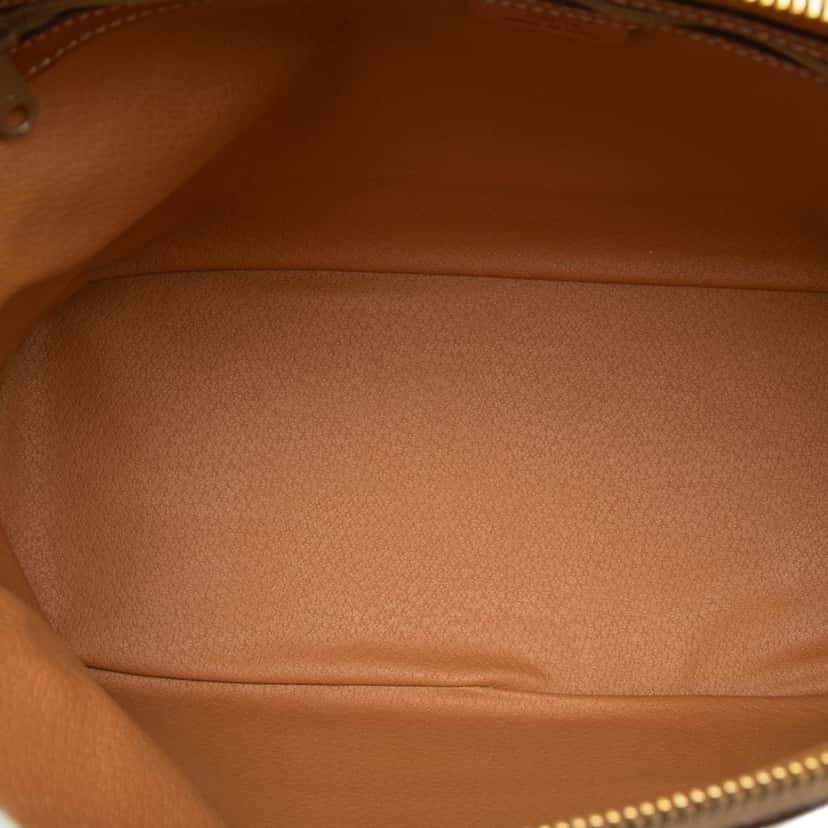 Celine Macadam Coated Canvas Dome Handbag Brown Very good condition - Model View