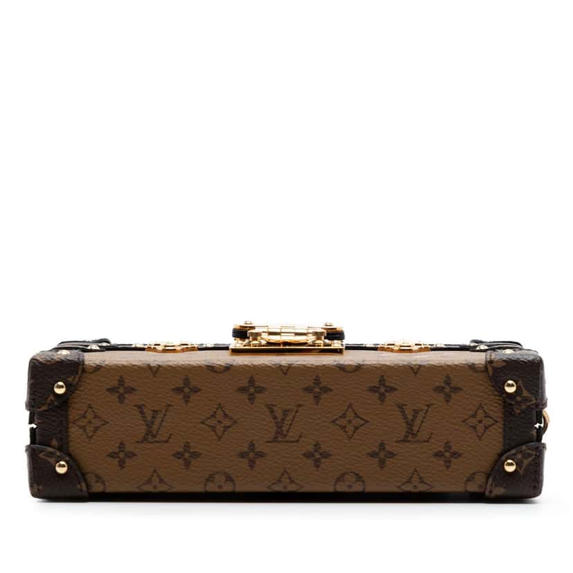 Louis Vuitton Monogram Reverse Petite Malle Brown Very good condition - Inside View
