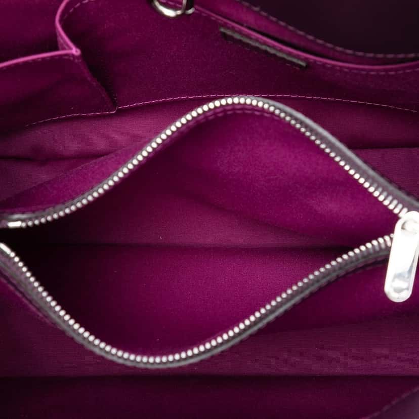 Louis Vuitton Epi Passy PM Purple Leather Very good condition - Model View