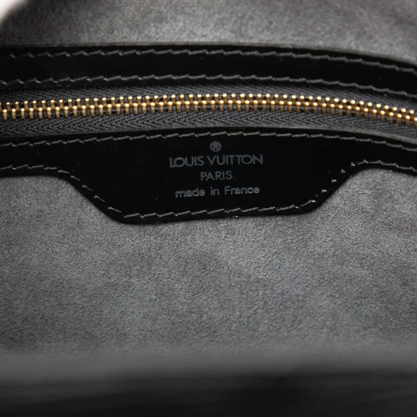 Louis Vuitton Epi Saint Jacques GM Long Strap Black Leather Good condition - Box View