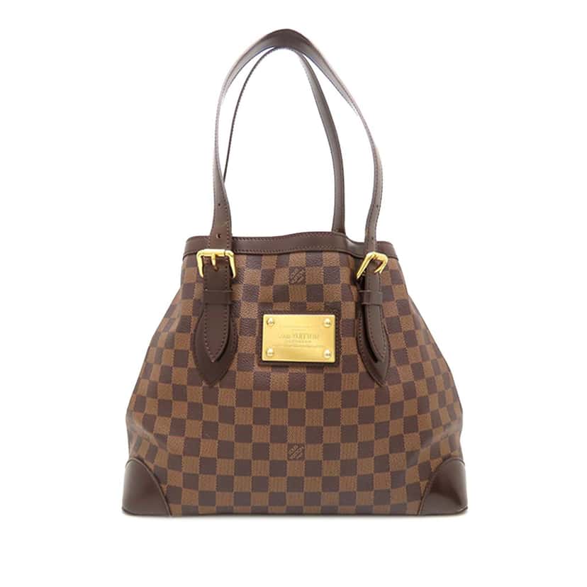 Louis Vuitton Damier Ebene Hampstead MM Brown Very good condition - Front View