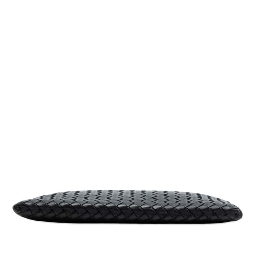 Bottega Veneta Nappa Intrecciato Clutch Black Leather Very good condition - Inside View