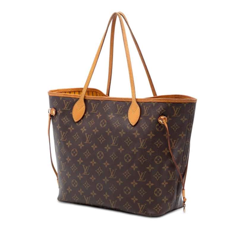 Louis Vuitton Monogram Neverfull MM Brown Very good condition - Back View