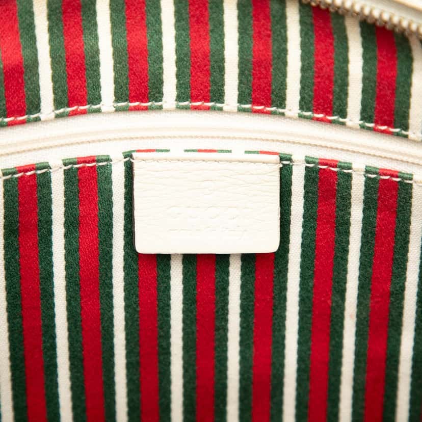 Gucci Medium GG Canvas New Britt Half Moon Crossbody Beige Very good condition - Box View