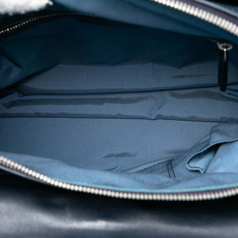 Dior Small Lambskin Karenina Frame Bag Blue Leather Very good condition - Model View