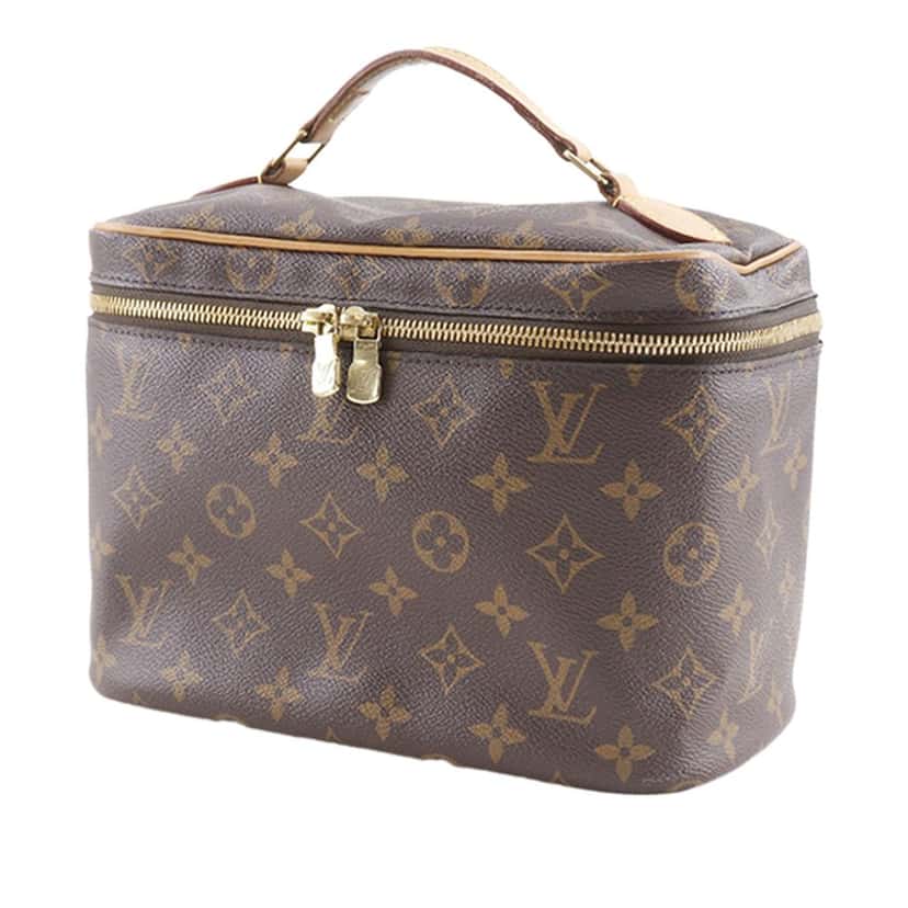 Louis Vuitton Monogram Nice BB Vanity Case Brown Very good condition - Back View