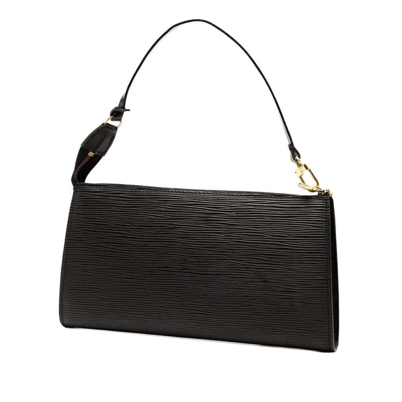Louis Vuitton Epi Pochette Accessoires Black Leather Very good condition - Back View