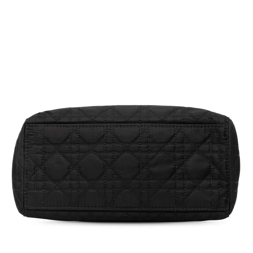 Dior Medium Nylon Cannage Lady Dior Black Very good condition - Inside View