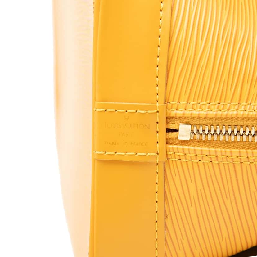 Louis Vuitton Epi Alma PM Yellow Leather Very good condition - Box View