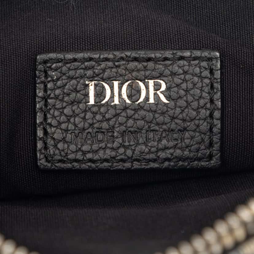 Dior Oblique Canvas Saddle Crossbody Blue Very good condition - Box View