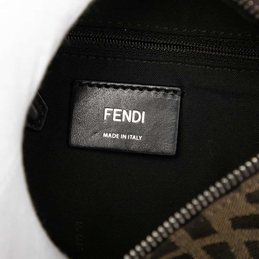 Fendi Zucchino Canvas Belt Bag Beige Very good condition - Box View