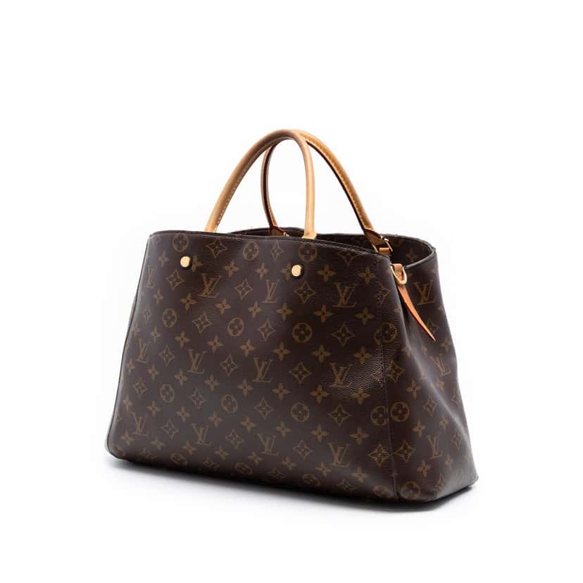 Louis Vuitton Monogram Montaigne GM Brown Very good condition - Back View