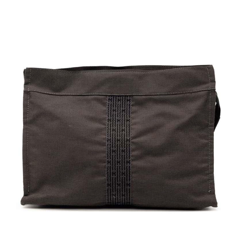 Hermès Canvas Herline Clutch Other Very good condition - Front View