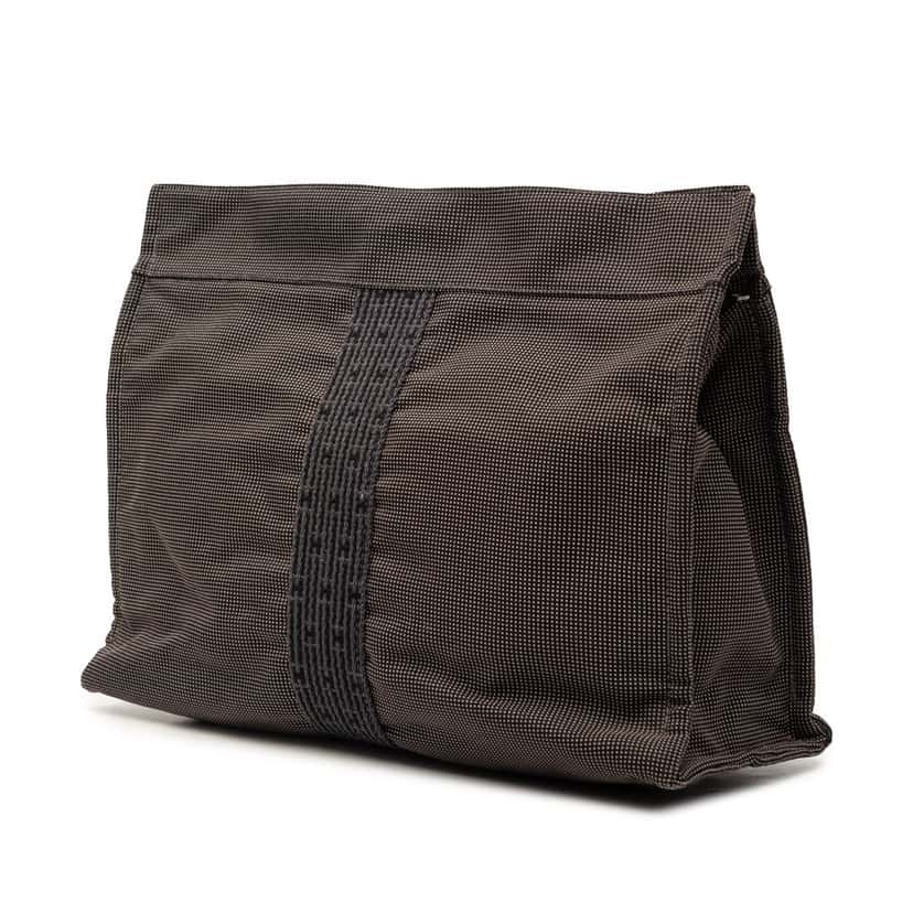 Hermès Canvas Herline Clutch Other Very good condition - Back View