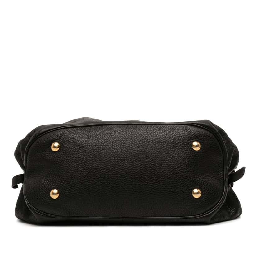 Louis Vuitton Monogram Mahina L Black Leather Very good condition - Inside View