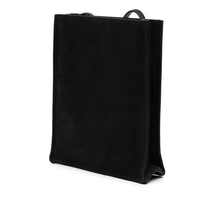 The Row Small Suede To Go Crossbody Black Leather Very good condition - Back View