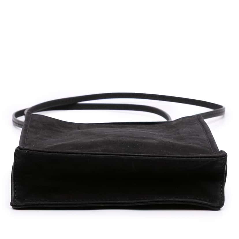 The Row Small Suede To Go Crossbody Black Leather Very good condition - Inside View