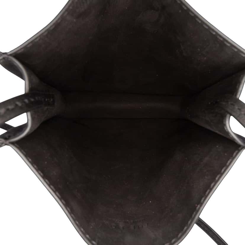The Row Small Suede To Go Crossbody Black Leather Very good condition - Model View