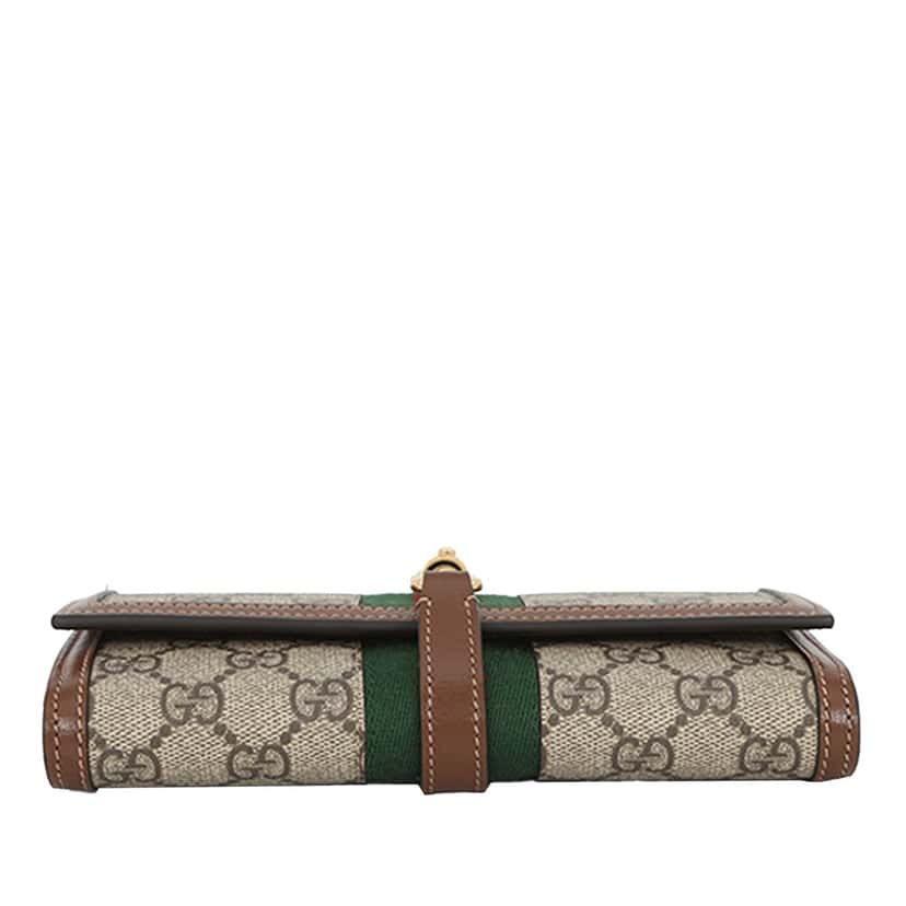 Gucci GG Supreme Jackie 1961 Wallet On Chain Beige Never worn - Inside View