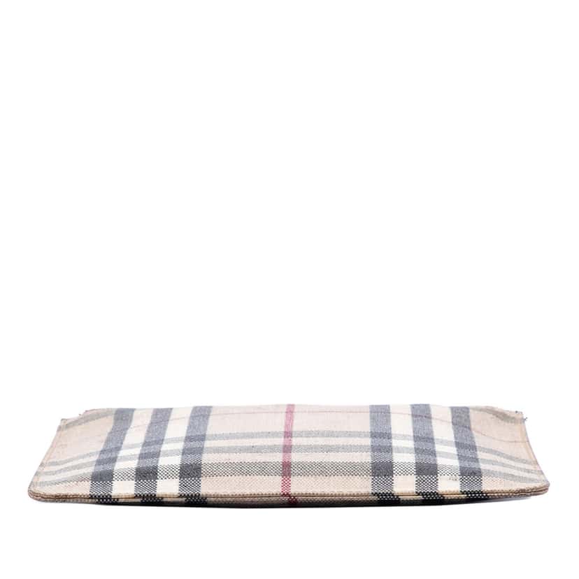 Burberry House Check Canvas Pouch Beige Very good condition - Inside View