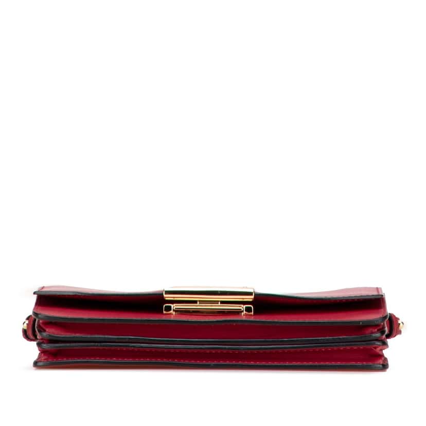 Burberry Leather Madison Wallet On Chain Red Leather Very good condition - Inside View
