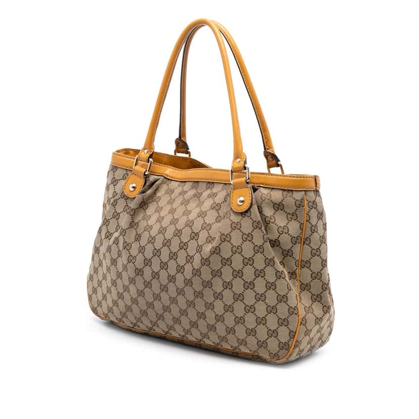Gucci GG Canvas Sukey Tote Beige Very good condition - Back View