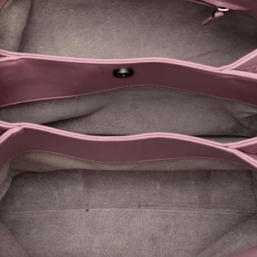 Bottega Veneta Small Nappa Intrecciato Roma Satchel Pink Leather Very good condition - Model View