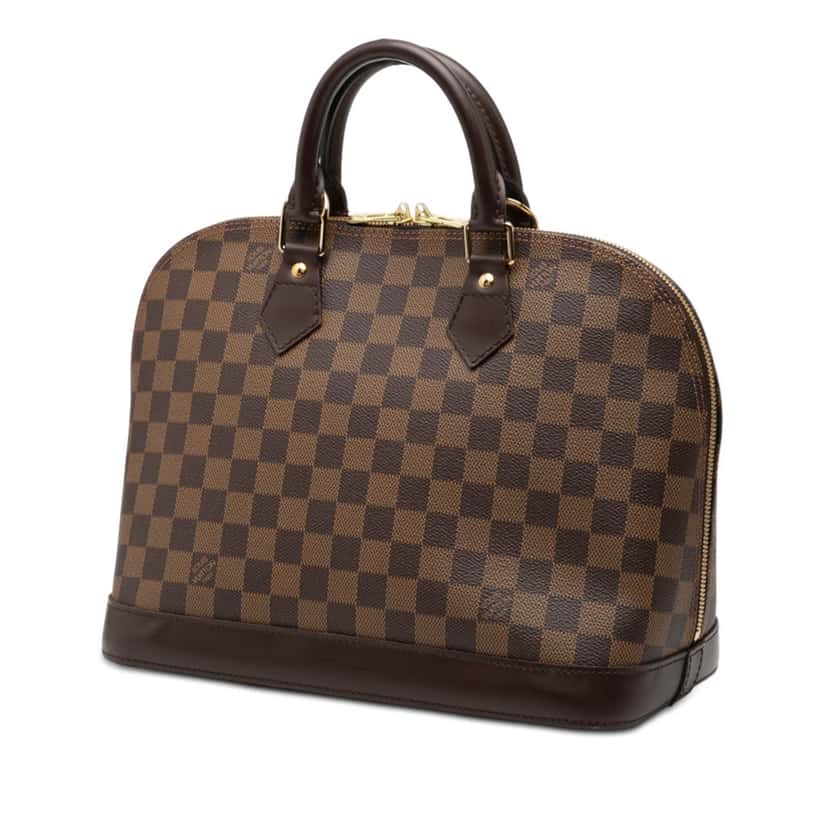 Louis Vuitton Damier Ebene Alma PM Brown Very good condition - Back View