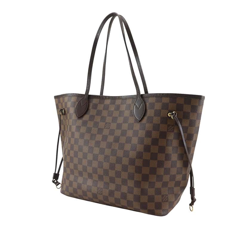 Louis Vuitton Damier Ebene Neverfull MM Brown Very good condition - Back View