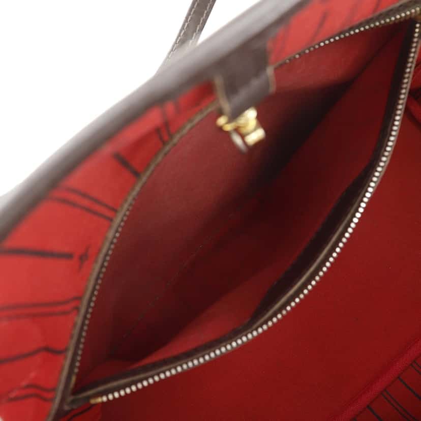 Louis Vuitton Damier Ebene Neverfull MM Brown Very good condition - Box View