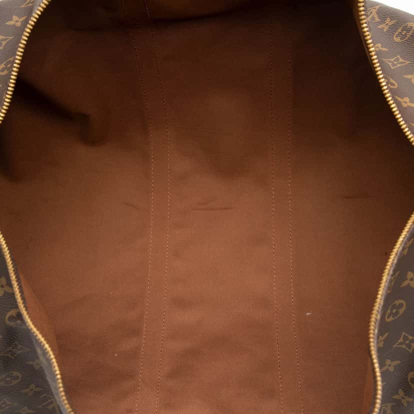 Louis Vuitton Monogram Keepall Bandouliere 55 Brown Very good condition - Model View